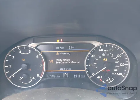 2021 Nissan Altima Sr Fwd from USA, damaged, VIN 1N4BL4CV5MN364508